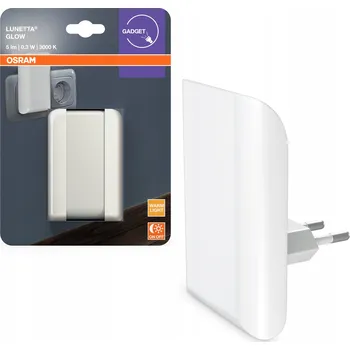 Noční světlo OSRAM Noční lampa, nepřímé světlo, 3000K, 5lm, 0,28W, světelný senzor