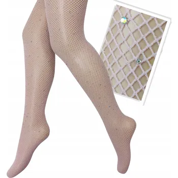 Lilly Bling dětské punčocháče růžové nylonové, velikost 122