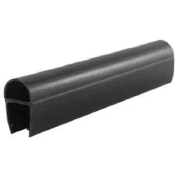 Nábytkové kování Těsnění bublina - černé, pro sklo 8 mm S205-B