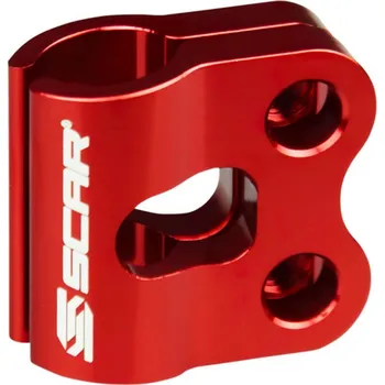 Řídítka SCAR závodní rukojeť/montáž (montáž) brzdového vedení přední YAMAHA HONDA KAWASAKI SUZUKI FANTIC barva červená (SCAR závodní rukojeť/montáž (montáž) brzdového vedení přední YAMAHA HONDA KAWASAKI SUZUKI FANTIC barva červená)