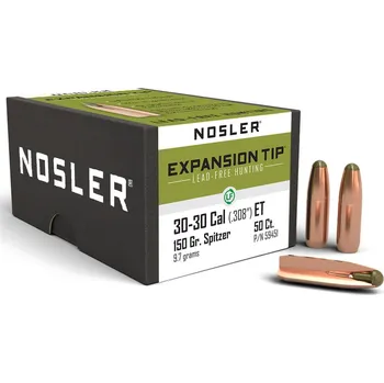 Příslušenství pro sportovní střelbu Monolitické Střely Nosler E-Tip 30-30 cal, dia .308, 150grs
