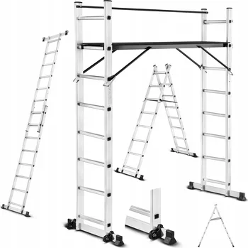 Žebřík Žebřík HardMaister hliníkový 2 x 16 do 150 kg