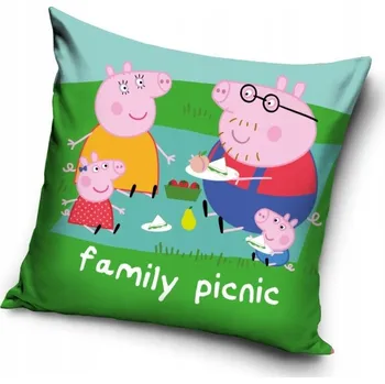 Povlak na polštářek Povlak 40 x 40 polštáře Carbotex prasátko Pepa