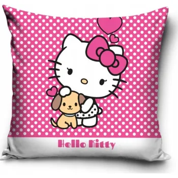 Povlak na polštářek Povlak 40 polštáře 40 cm Carbotex Hello Kitty