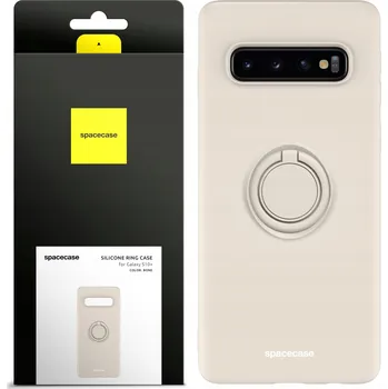 Pouzdro na mobilní telefon Zadní Kryt Spacecase pro Samsung Galaxy S10+ béžový