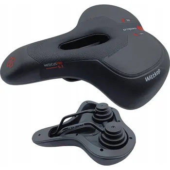 Sedlo na kolo Gelové sedlo na kolo MTB trekking City Wittkop Medicus Pro 6.3