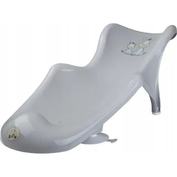 Koupání kojence Lehátko do koupele zebra Maltex šedé