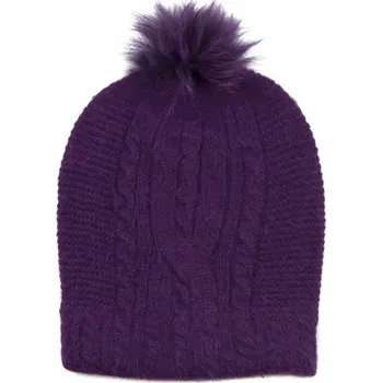 Pokrývka hlavy Szaleo zimní čepice fialová, univerzální velikost
