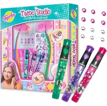 kreativní sada TATTOO STUDIO kreativní hračky KOSMETIKA pro dívky od 10 LET