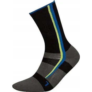 Pánské ponožky INMOVE Bike stříbrné Ponožky černo-zelené 38-40