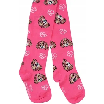 PUNČOCHÁČE punčocháče Tlapková patrola bavlna růžové 122/128 D083X