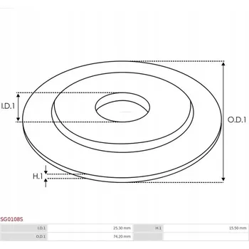 Startér Opravná sada, startér AS-PL SG0108S