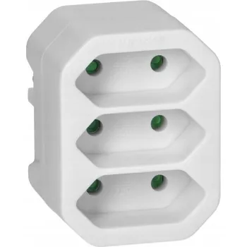 Elektrická zásuvka Elektrická Zásuvka rozbočka Orno bílá