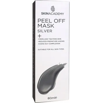 Pleťová maska Skin Academy Slupovací maska Silver Stříbrná 80 ml