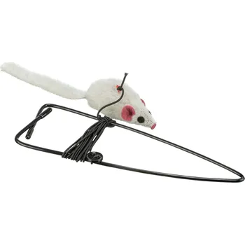 Hračka pro kočku Trixie Závěsná myška na dveřní rám 4065 8 cm mix barev