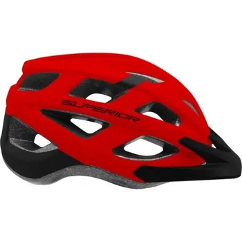 Cyklistická přilba helma Superior Mtb Fun, black/red - vel. 50-54 303139
