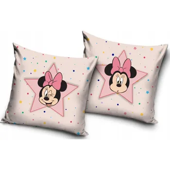 Polštář Polštář Disney Minnie Star, dekorační polštář 40x40 cm