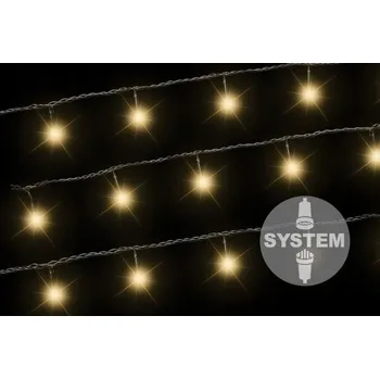 Vánoční dekorace Světelný řetěz DiLED - 40 LED, teplá bílá