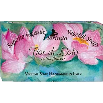 Mýdlo Přírodní rostlinné mýdlo s vůní lotosových květů, 100 g - Florinda