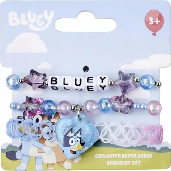 Náramek Disney Bluey Sada náramků - náramek pro děti 3+ - 3 ks