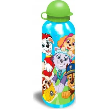 Láhev Hliníková láhev Paw Patrol Team s víčkem na pití 500 ml