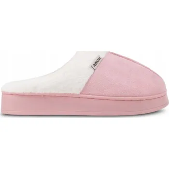 Dámské pantofle Pantofle Zateplené Bamboše Pohodlné Domácí Papuče Kožíšek Růžové 40/41
