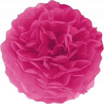 Obraz PartyPal 511755 Bambule z papírového ubrousku růžová 25 cm