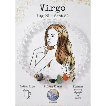 Náramek Elegancka Bransoletka Panna – Náramek s přírodními kameny, Merkur