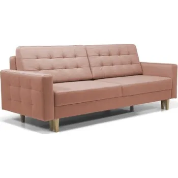 Pohovka 2-místná pohovka Moon - Gawin Meble velvet 1A 62, Přírodní Buk 226x90 cm