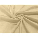 Prostěradlo Jersey Lux krémová 200x90