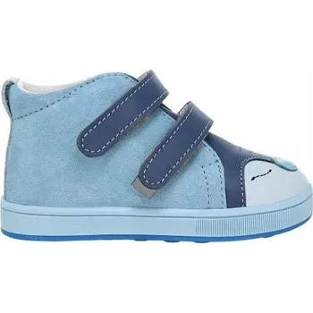 Chlapecké polobotky Modré kožené kotníkové boty BARTEK vel. 22