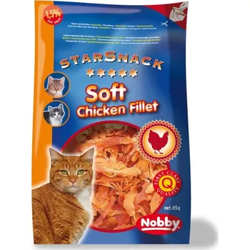 Pamlsek pro kočku Nobby StarSnack pamlsky pro kočku sušené kuřecí kousky 85g