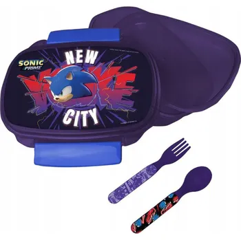 Příbor Sonic the Hedgehog Get Me sendvičová krabička + sada příborů