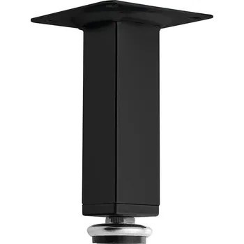 Koupelnový nábytek Aqualine ZOJA výškově stavitelná nožička, výška 100-110mm, černá mat 10078B