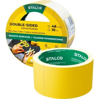 Lepicí páska oboustranná, 48 mm x 5 m STALCO S-38505