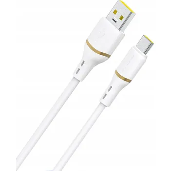 Datový kabel Kabel Dudao USB - USB typ C 1 m bílý