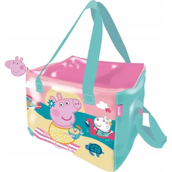 Termo taška na oběd Peppa Pig Beach, chladicí taška 22,5 cm