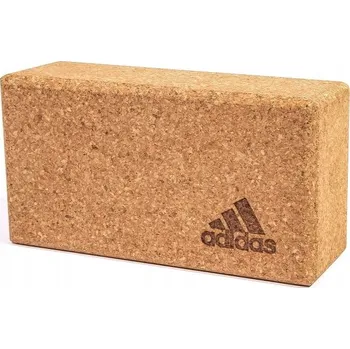 podložka na cvičení Kostka na jógu Adidas ADYG-20100CORK hnědá