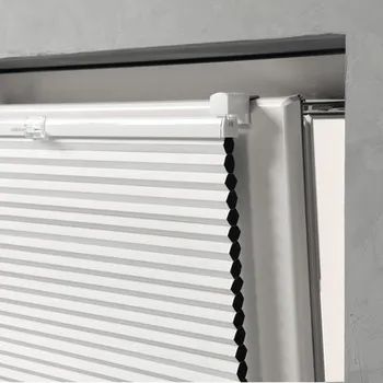 Žaluzie Vrstvené Plisé žaluzie SOLUNA dvouvrstvé zatemňovací bílé 75x220cm