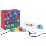 MOULIN ROTY Dřevěná navlékací hračka LES TOUPITIS