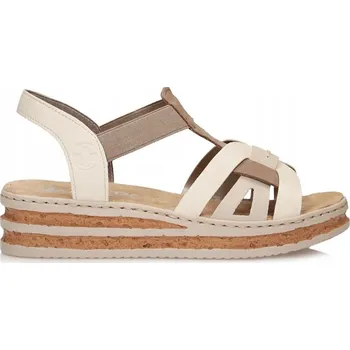 Dámské sandále Rieker dámské sandály RIEKER (62918-62) klínek, velikost 37