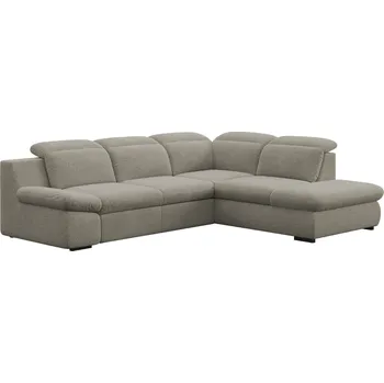 Sedací souprava Rohová sedací souprava, hnědošedá Taupe, pravá, LORETA ROH
