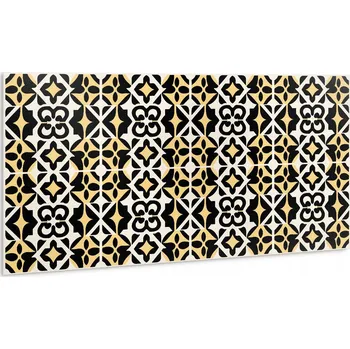 Obklad Vinylový obklad na stěnu samolepicí dekor Mozaika tvarů 100x50 cm