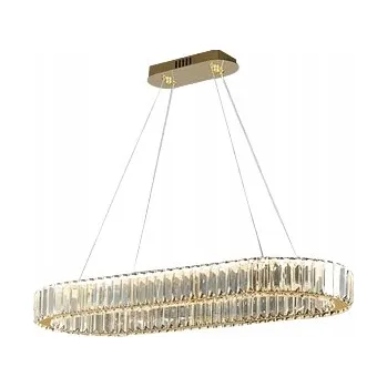 LED Stropní Svítidlo Crystal Rings 3 Stříbrné, Dálkový Ovladač, Regulace Světla