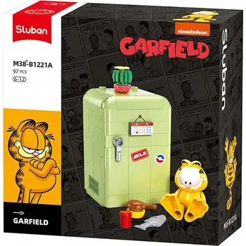 Stavebnice Sluban Sluban Builder M38-B1221A Garfieldova noční výprava do lednice