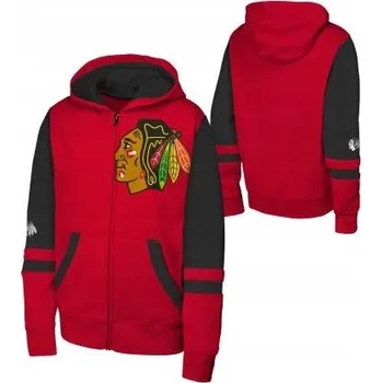 Chlapecká mikina Dětská mikina Chicago Blackhawks NHL Face Off Fz Flc Hd Velikost: Dětské M