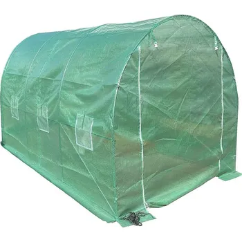 Skleník FÓLIOVNÍK 2X4X2M, ZELENÝ