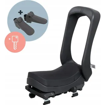 cyklosedačka Zadní dětská sedačka na kolo Urban iki černá