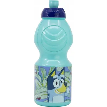 Láhev Plastová sportovní láhev Bluey Leaves 400 ml