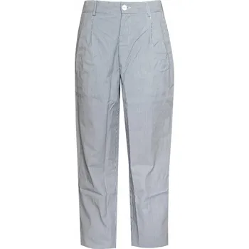 Gastro oděv PÁNSKÉ KALHOTY KUCHAŘSKÉ PROFESIONÁLNÍ PRACOVNÍ BÍLÉ S PROUŽKY VELIKOST 50